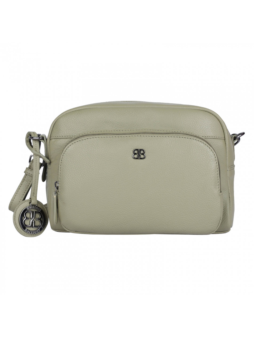 Dámská kožená crossbody kabelka Bellicci Norra – zelená